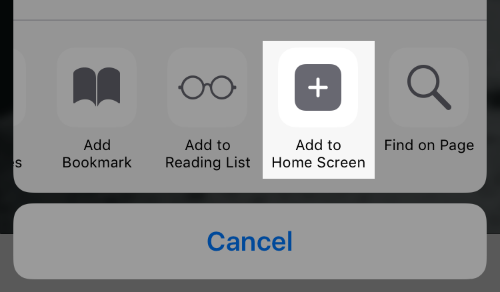 iOS Home Screen